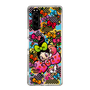 スリムプロテクションケース［ アクビガール - フラワーリボン ］