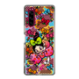 スリムプロテクションケース［ アクビガール - フラワーリボン ］