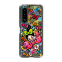 スリムプロテクションケース［ アクビガール - フラワーリボン ］