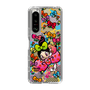 スリムプロテクションケース［ アクビガール - フラワーリボン ］