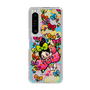 スリムプロテクションケース［ アクビガール - フラワーリボン ］
