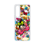 スリムプロテクションケース［ アクビガール - フラワーリボン ］