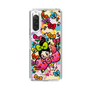 スリムプロテクションケース［ アクビガール - フラワーリボン ］