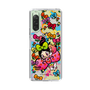 スリムプロテクションケース［ アクビガール - フラワーリボン ］