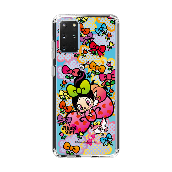 スリムプロテクションケース［ アクビガール - フラワーリボン ］