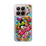 スリムプロテクションケース［ アクビガール - フラワーリボン ］