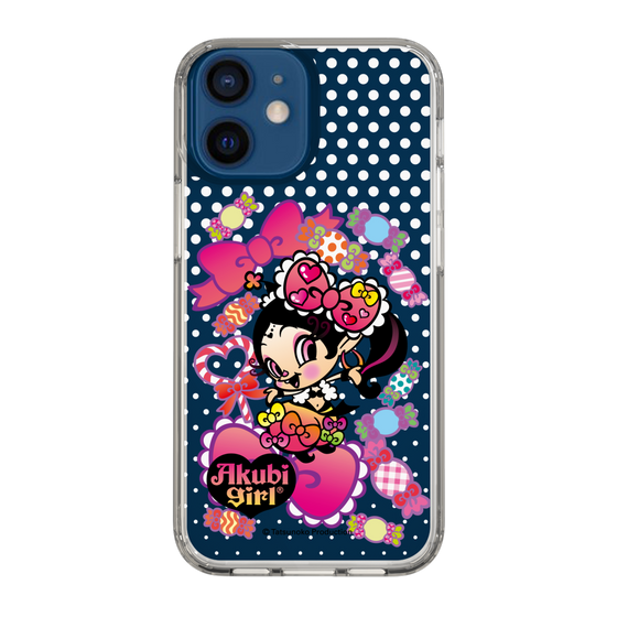 スリムプロテクションケース［ アクビガール - キャンディーリボン ］