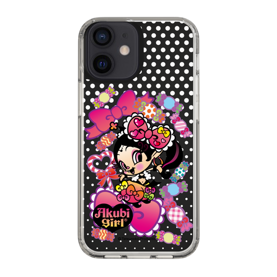 スリムプロテクションケース［ アクビガール - キャンディーリボン ］