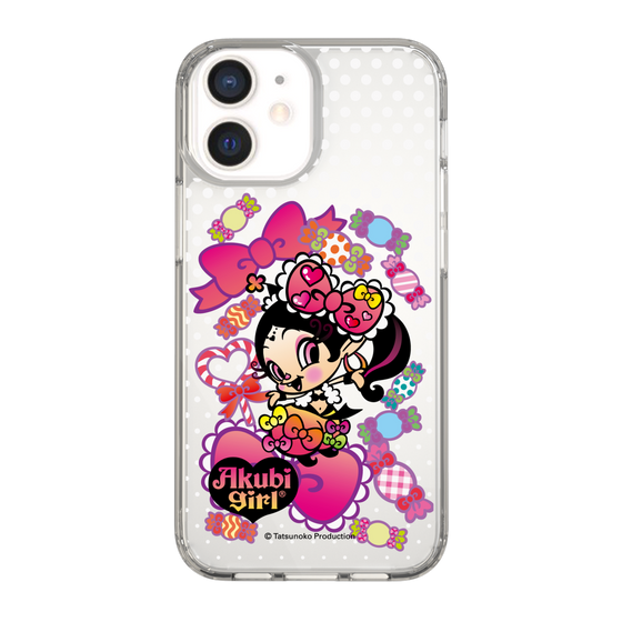 スリムプロテクションケース［ アクビガール - キャンディーリボン ］