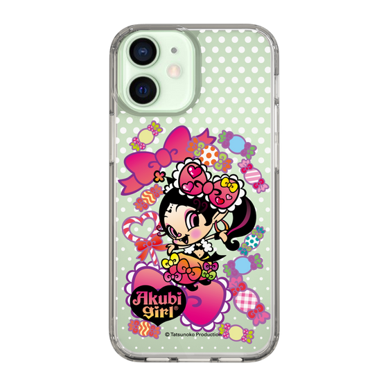 スリムプロテクションケース［ アクビガール - キャンディーリボン ］