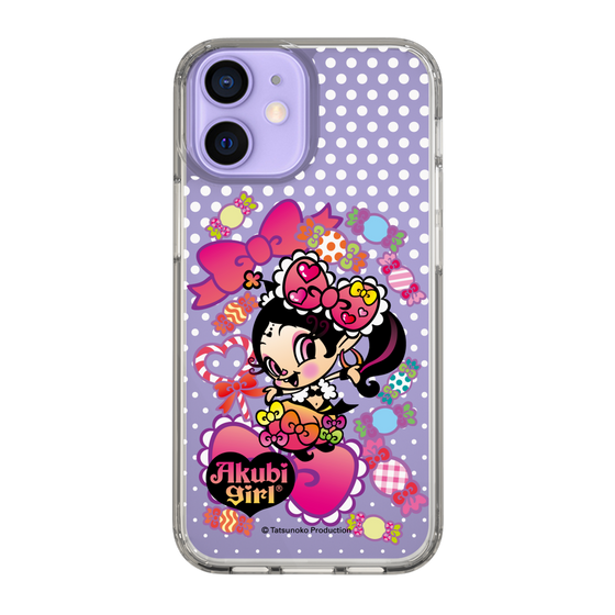 スリムプロテクションケース［ アクビガール - キャンディーリボン ］