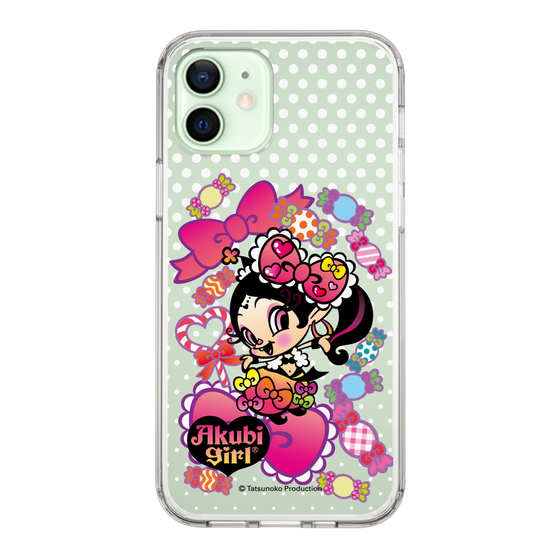 スリムプロテクションケース［ アクビガール - キャンディーリボン ］