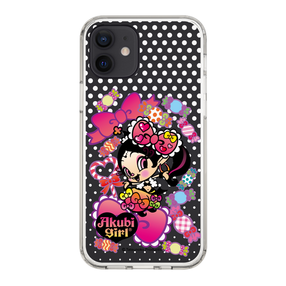 スリムプロテクションケース［ アクビガール - キャンディーリボン ］