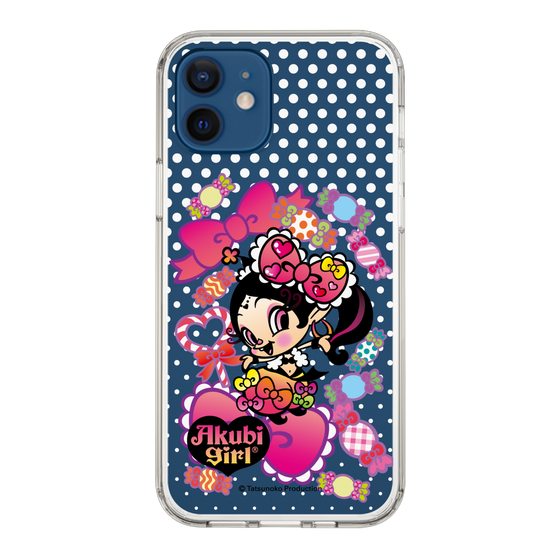 スリムプロテクションケース［ アクビガール - キャンディーリボン ］