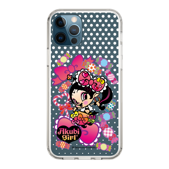 スリムプロテクションケース［ アクビガール - キャンディーリボン ］