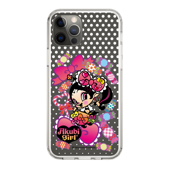 スリムプロテクションケース［ アクビガール - キャンディーリボン ］