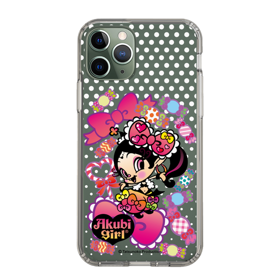 スリムプロテクションケース［ アクビガール - キャンディーリボン ］