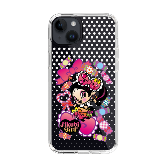スリムプロテクションケース［ アクビガール - キャンディーリボン ］
