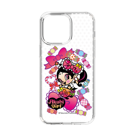 スリムプロテクションケース［ アクビガール - キャンディーリボン ］