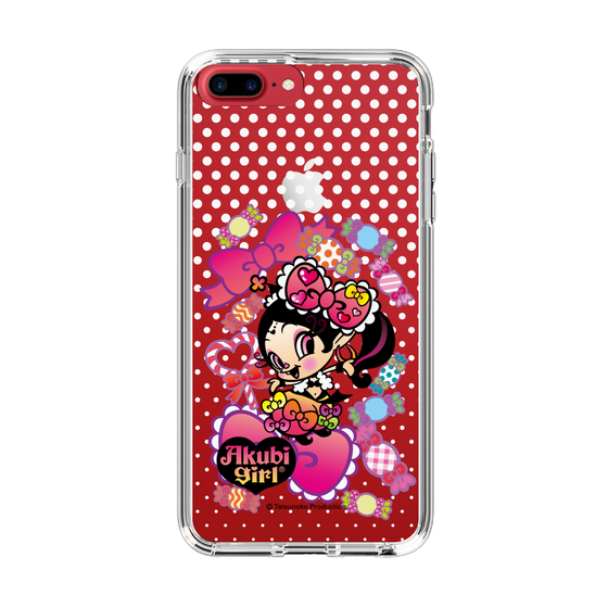 スリムプロテクションケース［ アクビガール - キャンディーリボン ］