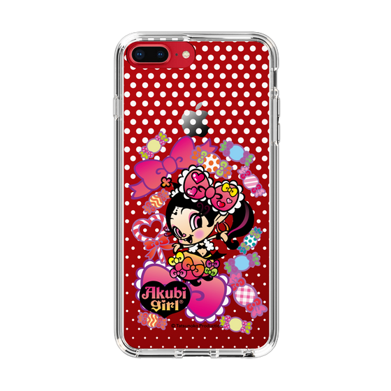 スリムプロテクションケース［ アクビガール - キャンディーリボン ］