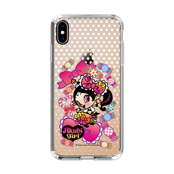 スリムプロテクションケース［ アクビガール - キャンディーリボン ］