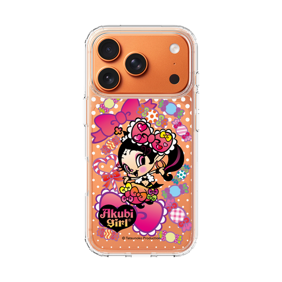 スリムプロテクションケース［ アクビガール - キャンディーリボン ］