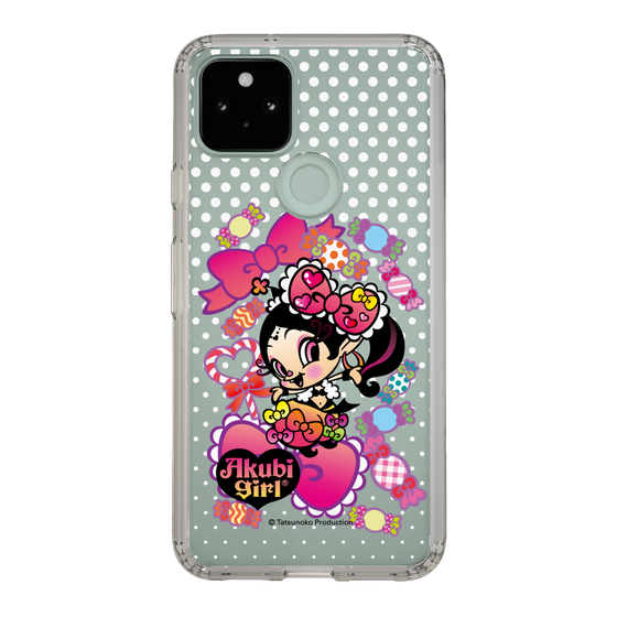スリムプロテクションケース［ アクビガール - キャンディーリボン ］