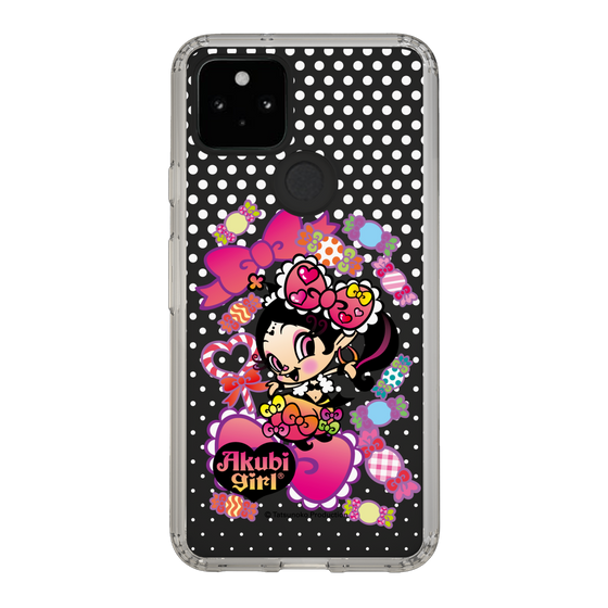 スリムプロテクションケース［ アクビガール - キャンディーリボン ］