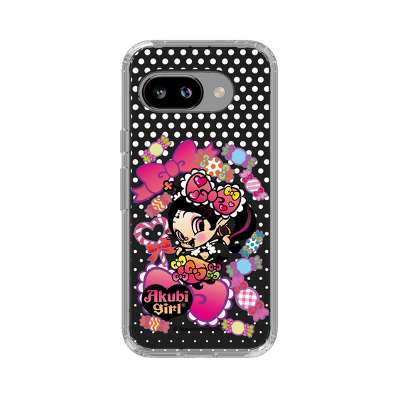 スリムプロテクションケース［ アクビガール - キャンディーリボン ］