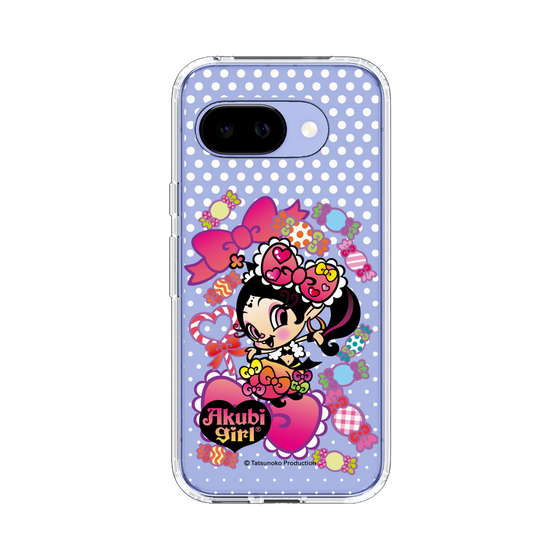スリムプロテクションケース［ アクビガール - キャンディーリボン ］