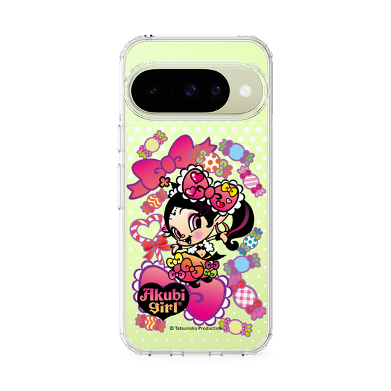 スリムプロテクションケース［ アクビガール - キャンディーリボン ］