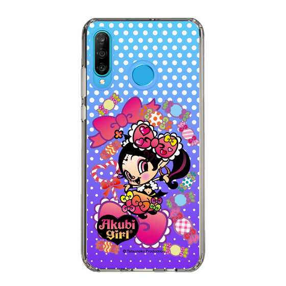 スリムプロテクションケース［ アクビガール - キャンディーリボン ］
