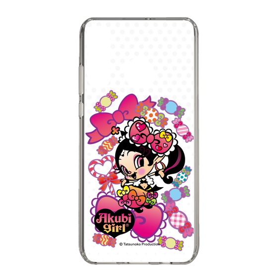 スリムプロテクションケース［ アクビガール - キャンディーリボン ］