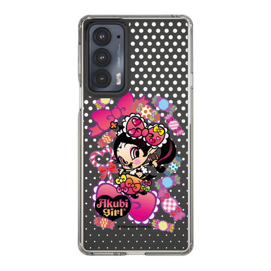 スリムプロテクションケース［ アクビガール - キャンディーリボン ］