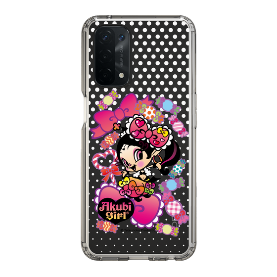 スリムプロテクションケース［ アクビガール - キャンディーリボン ］