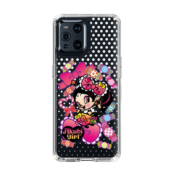 スリムプロテクションケース［ アクビガール - キャンディーリボン ］