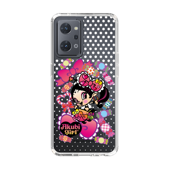 スリムプロテクションケース［ アクビガール - キャンディーリボン ］