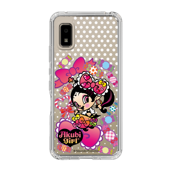 スリムプロテクションケース［ アクビガール - キャンディーリボン ］