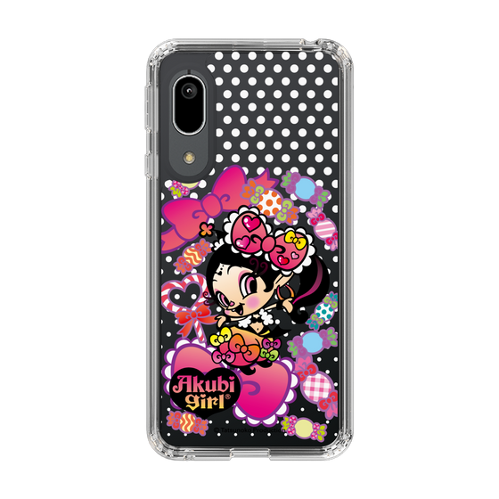 スリムプロテクションケース［ アクビガール - キャンディーリボン ］