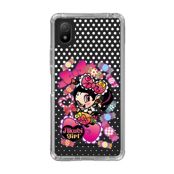 スリムプロテクションケース［ アクビガール - キャンディーリボン ］