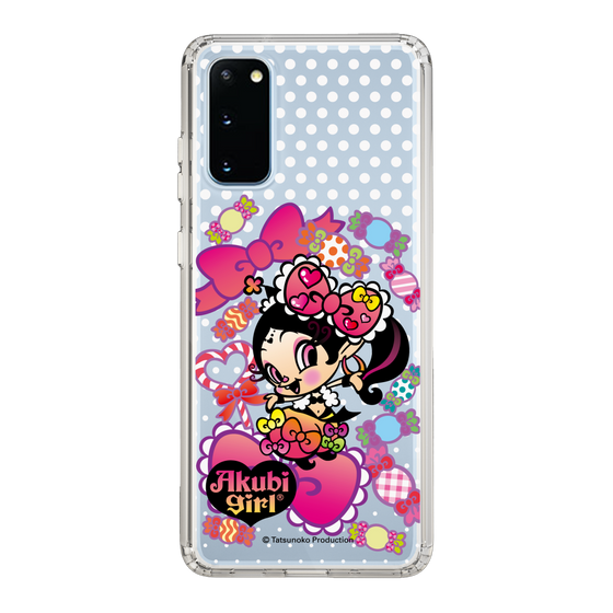 スリムプロテクションケース［ アクビガール - キャンディーリボン ］