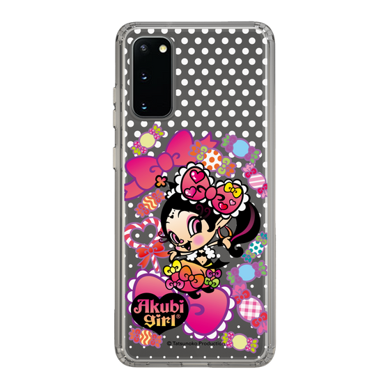 スリムプロテクションケース［ アクビガール - キャンディーリボン ］
