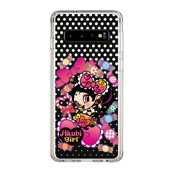 スリムプロテクションケース［ アクビガール - キャンディーリボン ］