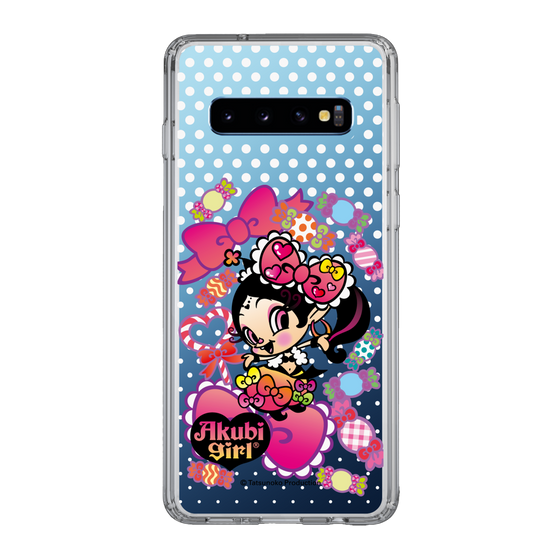 スリムプロテクションケース［ アクビガール - キャンディーリボン ］