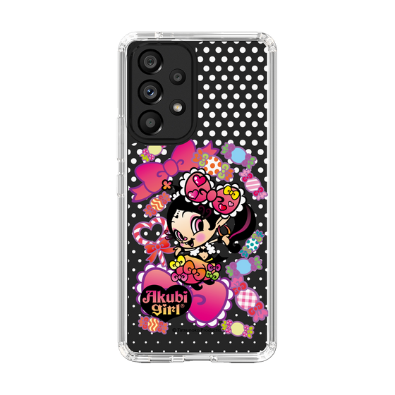 スリムプロテクションケース［ アクビガール - キャンディーリボン ］
