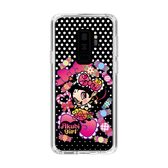 スリムプロテクションケース［ アクビガール - キャンディーリボン ］