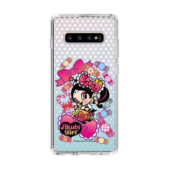 スリムプロテクションケース［ アクビガール - キャンディーリボン ］