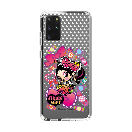 スリムプロテクションケース［ アクビガール - キャンディーリボン ］