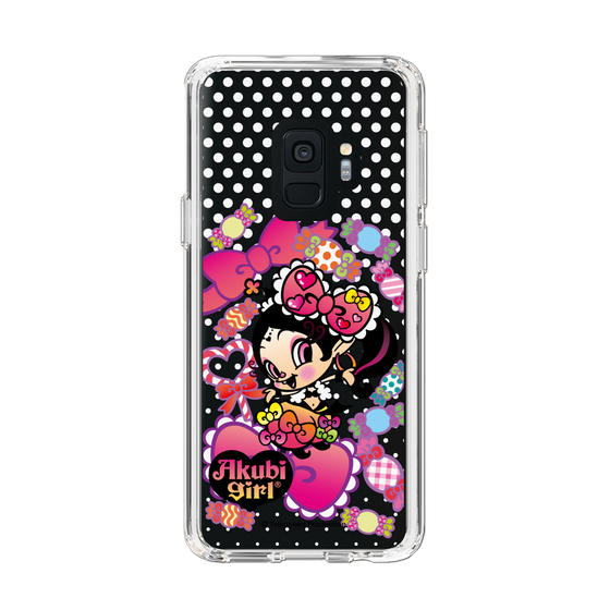 スリムプロテクションケース［ アクビガール - キャンディーリボン ］